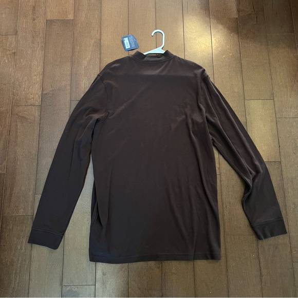 NWT Croft & Barrow Tall Longsleeve Brown Top - Size XL Tall - Versatile - Picture 4 of 4
